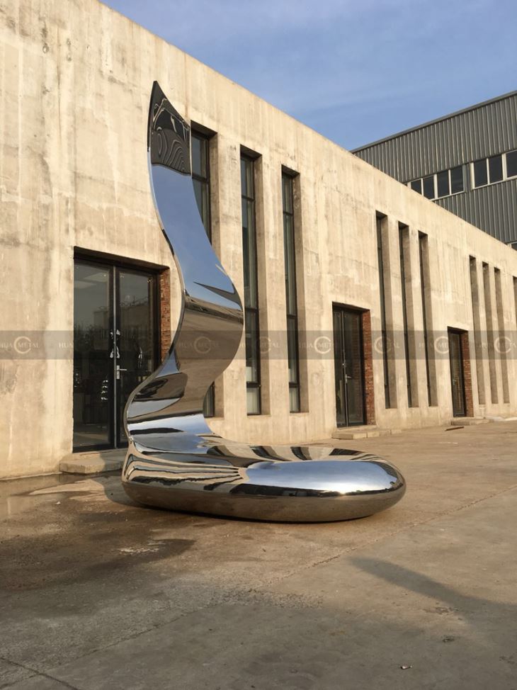 super-mirror-stainless-steel-Furniture seat-street-furniture